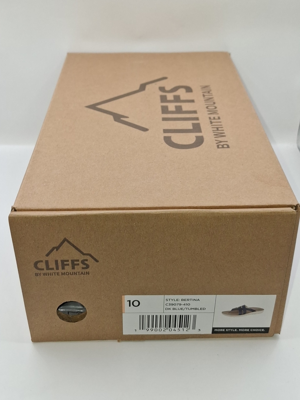 cliffs by white mountain sandals Bertina Dark Blue Size 10 NIB - Picture 9 of 9